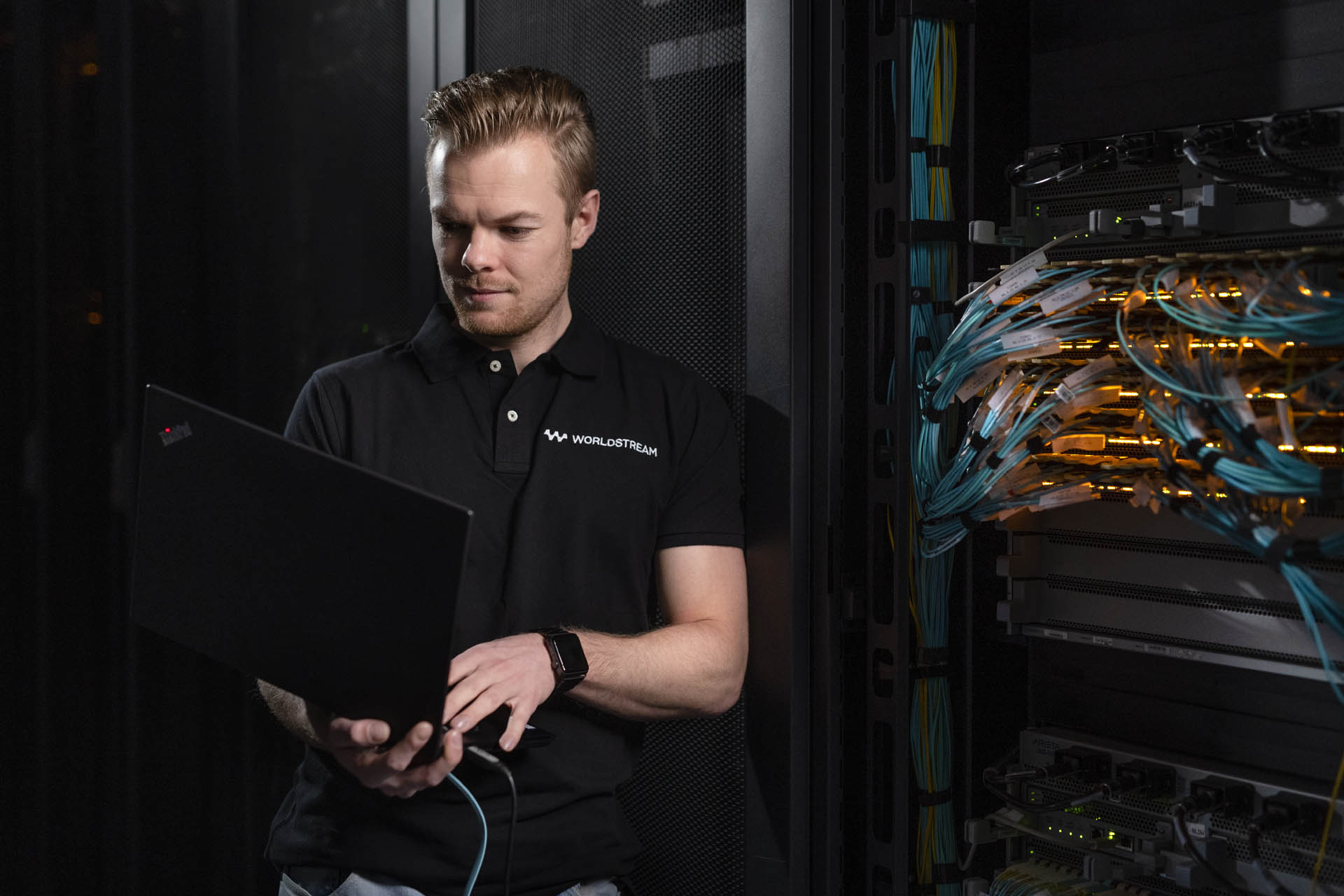 Worldstream Engineer Working