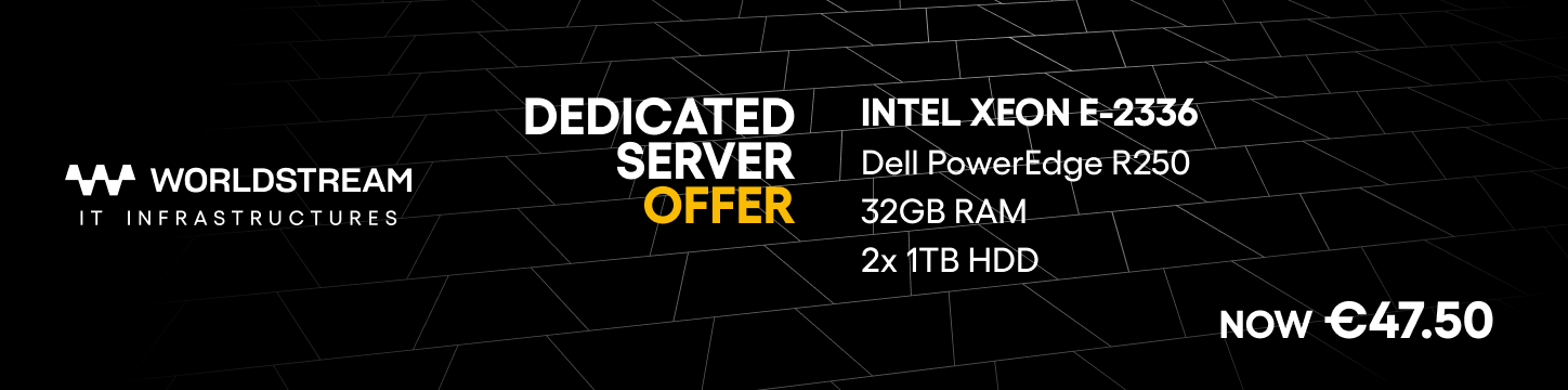 Intel Xeon E-2336 Worldstream LowEndTalk Worldsteam X LET